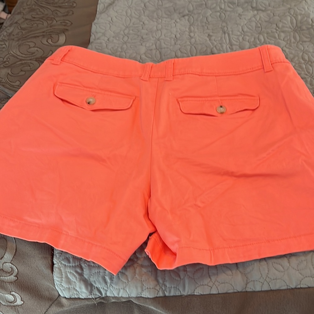 Liz Claiborne Coral Orange Women's Shorts - Picture 2 of 4